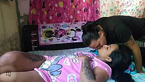 Latina milf cools my feverish pussy with her tongue