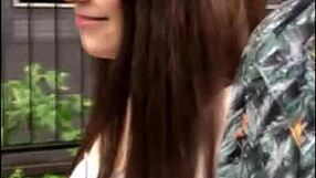 College girl in personal video