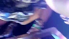 Is This Hot Crossdresser Stripping Nude At The Open Bar?