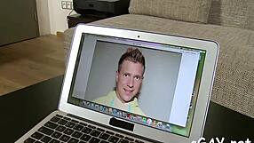 Why does this tough gay stud give a juicy blowjob before hardcore anal sex?