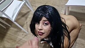 Latina student cheats repeatedly, sucking boyfriend's best friend's cock?