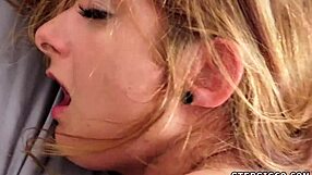 Teen participates in family shower competition game