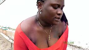 What will Ahlaji do to the horny girl on the track road?