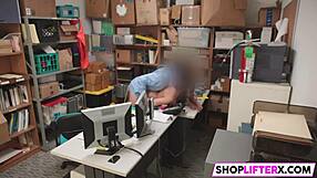 Burglar Caught With Blowjob