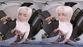 Blonde Shaved Babe Gives Pov Blowjob In Virtual Taboo