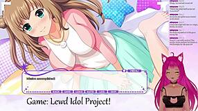 vtuber explores lewd idol project with anime touches