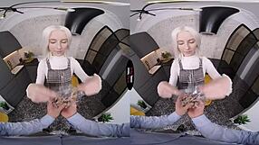 Blonde Shaved Babe Gives Pov Blowjob In Virtual Taboo