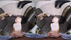 Blonde Shaved Babe Gives Pov Blowjob In Virtual Taboo