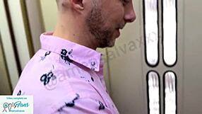 trío with a slutty brunette getting double penetrated after the club 😈💦