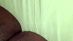 she struggled with the vibrator on her wet hairy pussy, but kept going.