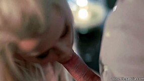 milf babe sucks hard cock deep