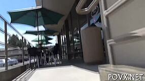 Teen 18+ with tight shaved pussy gets nailed in pov hardcore