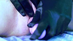 rubysparkle plays solo with her doll body, teasing in stockings as a teen slut