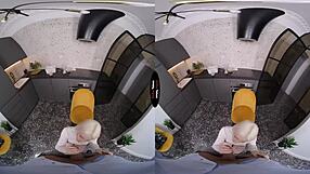 Blonde Shaved Babe Gives Pov Blowjob In Virtual Taboo