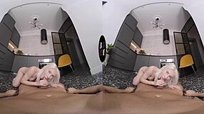 Blonde Shaved Babe Gives Pov Blowjob In Virtual Taboo