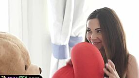 Petite euro girl in doggystyle position