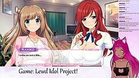 vtuber explores lewd idol project with anime touches