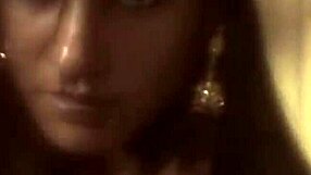 indian brunette seduces man nude