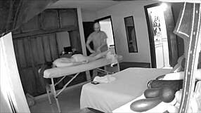 Latina woman enjoys a relaxing session with her masseuse