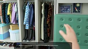 boris gets an erection in front of his older stepsister in milfy city part 15