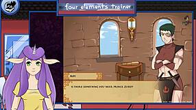 showering azula in avatar the last airbender four elements trainer part 21