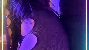 Petite girl dances, sucks, fucks with big ass intensely