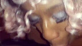 sloppy performance with big cock on display