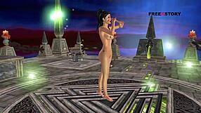 Indian Bhabhi Neha Poses Sexily in Animated Adventure Part 19