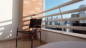 On Father's Day, this Latina amateur Julia got fucked by her friend's dad as a special gift!