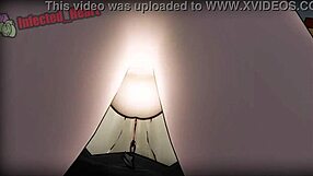 Jaune and Blake share a moment in a cartoon loop