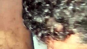 I'm sucking the black security guard's cock!