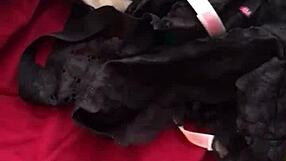 Rummaging Through Wife's Sexy Panties While She's at Work