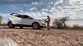 I got pulled over and had intense sex with a blonde in the desert