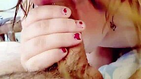 i give sloppy blowjob to my pregnant bbw with piercing and cum all over her fat tits