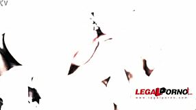 Isabella clark takes three cocks in her ass like a slut