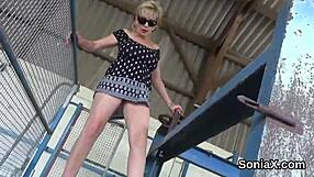 Unfaithful British Milf Gill Ellis Pops Out Huge Tits For Fingering