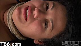 tossed up girl punished in garage femdom bdsm