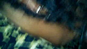 Mature ebony milf gives sloppy blowjob to big black cock