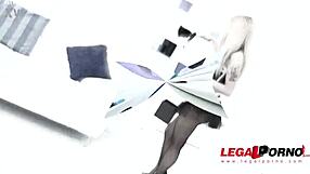 Isabella clark takes three cocks in her ass like a slut