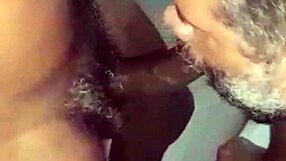 I'm sucking the black security guard's cock!