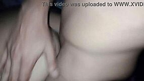 teen bent over in intense anal doggystyle squirting