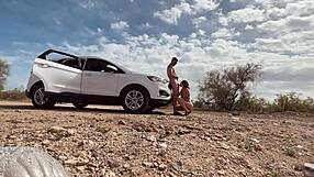 I got pulled over and had intense sex with a blonde in the desert