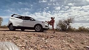 I got pulled over and had intense sex with a blonde in the desert