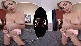 Virtual Taboo: Blonde with Big Tits Pleases in POV Taboo Scene