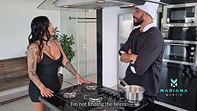Unfaithful wife fucks new brazilian chef vinny burgos at home
