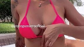 pool day in cancun with joyce gumiero