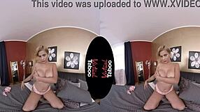Virtual Taboo: Blonde with Big Tits Pleases in POV Taboo Scene