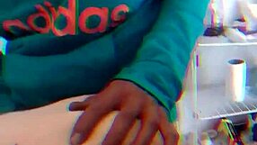 sahorimoon and feikes get down in the bathroom for some hot latina action