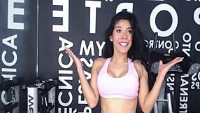 Hot Latina's Intense Dirty Webcam Workout