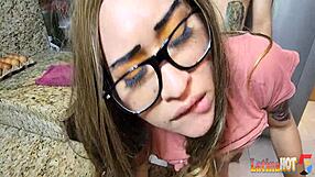 My niece shows off her new swimsuit, leading to full sex with her huge ass.